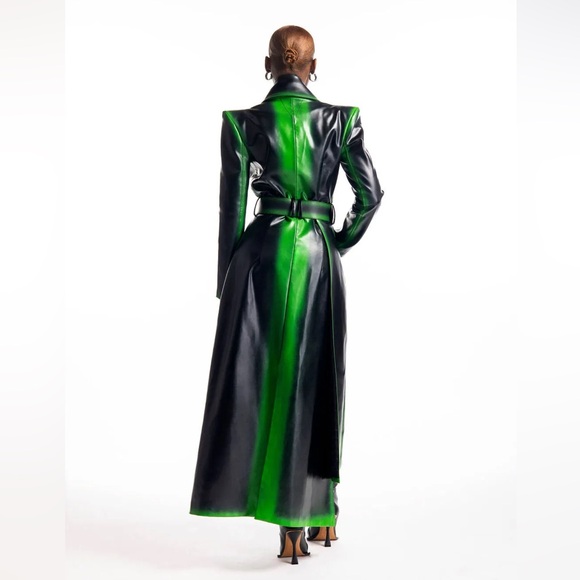 HANIFA Zahra Faux Leather Coat - Picture 6 of 6